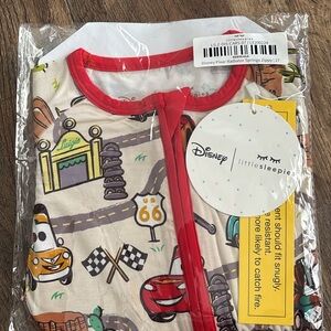 Little Sleepies Red and Cream Kids Pajamas